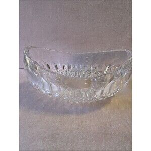 Gorham Crystal Oval Bowl Althea Bota  Shaped Clear